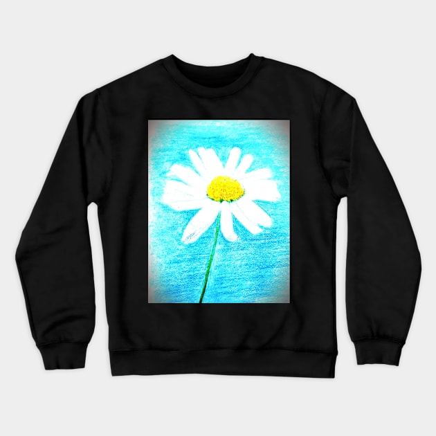 Daisy Crewneck Sweatshirt by teenamarie23art